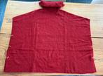 Zelf gebreide grote rode cape met col, Ophalen of Verzenden, Nieuw, Maat 46/48 (XL) of groter, Rood
