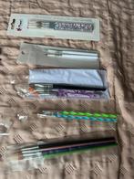 penselen voor nail art sjablonen, Ophalen of Verzenden, Zo goed als nieuw, Handen en Nagels