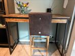 Hoge bartafel/eettafel riviera maison shelter island+stoel, Huis en Inrichting, Ophalen, 50 tot 100 cm, 100 tot 150 cm, Riviera maison