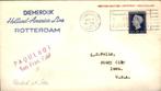 Rotterdam Holland America Line - USA Paquebot - Stempel 1957, Envelop, Ophalen of Verzenden