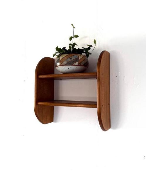 Vintage teakhouten wandschap ‘70, Huis en Inrichting, Woonaccessoires | Wandplanken en Boekenplanken, Zo goed als nieuw, Ophalen of Verzenden