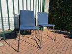 6 eetkamerstoelen. Zo goed als nieuw, petrol blauw,, Huis en Inrichting, Stoelen, Ophalen of Verzenden