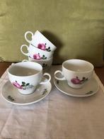 Kop en schotel Kahla, roosje (230419), Huis en Inrichting, Keuken | Servies, Gebruikt, Ophalen of Verzenden, Overige stijlen, Kop(pen) en/of Schotel(s)