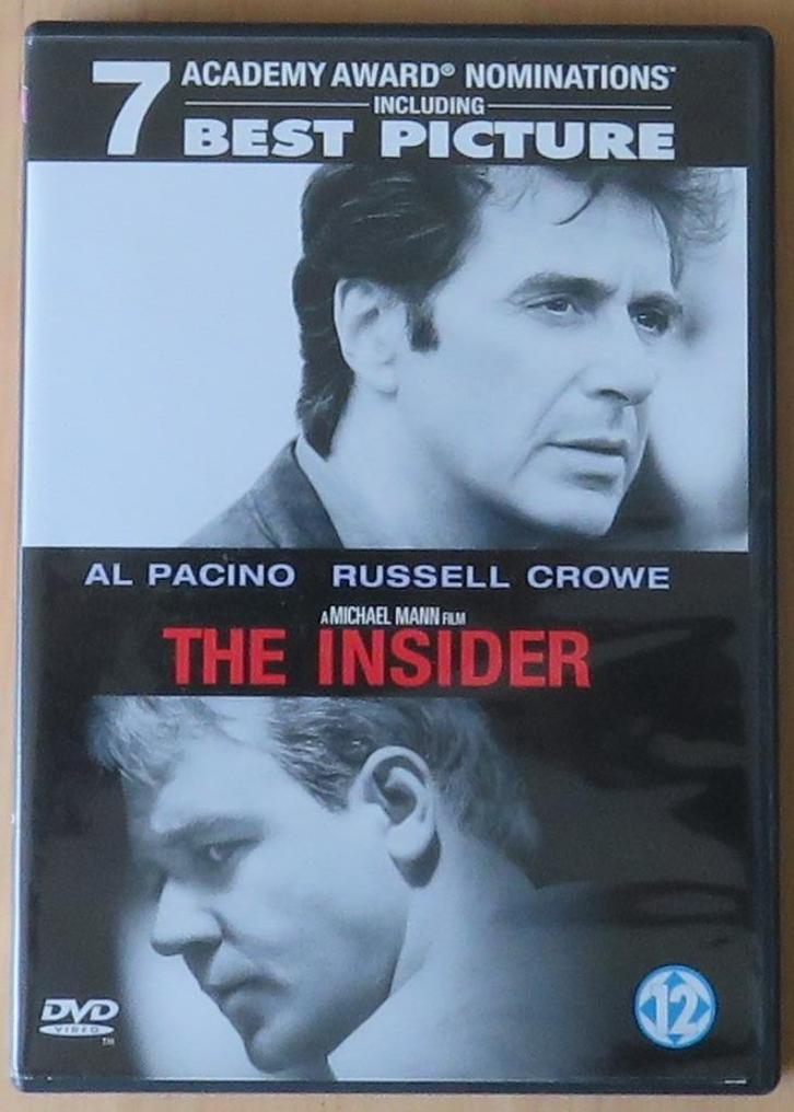 DVD The Insider (1999) Al Pacino, Russell Crowe, Cd's en Dvd's, Dvd's | Thrillers en Misdaad, Zo goed als nieuw, Actiethriller