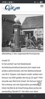 Benzinepomp Kroonpomp shell GEZOCHT 1930/1940, Ophalen of Verzenden, Gebruikt