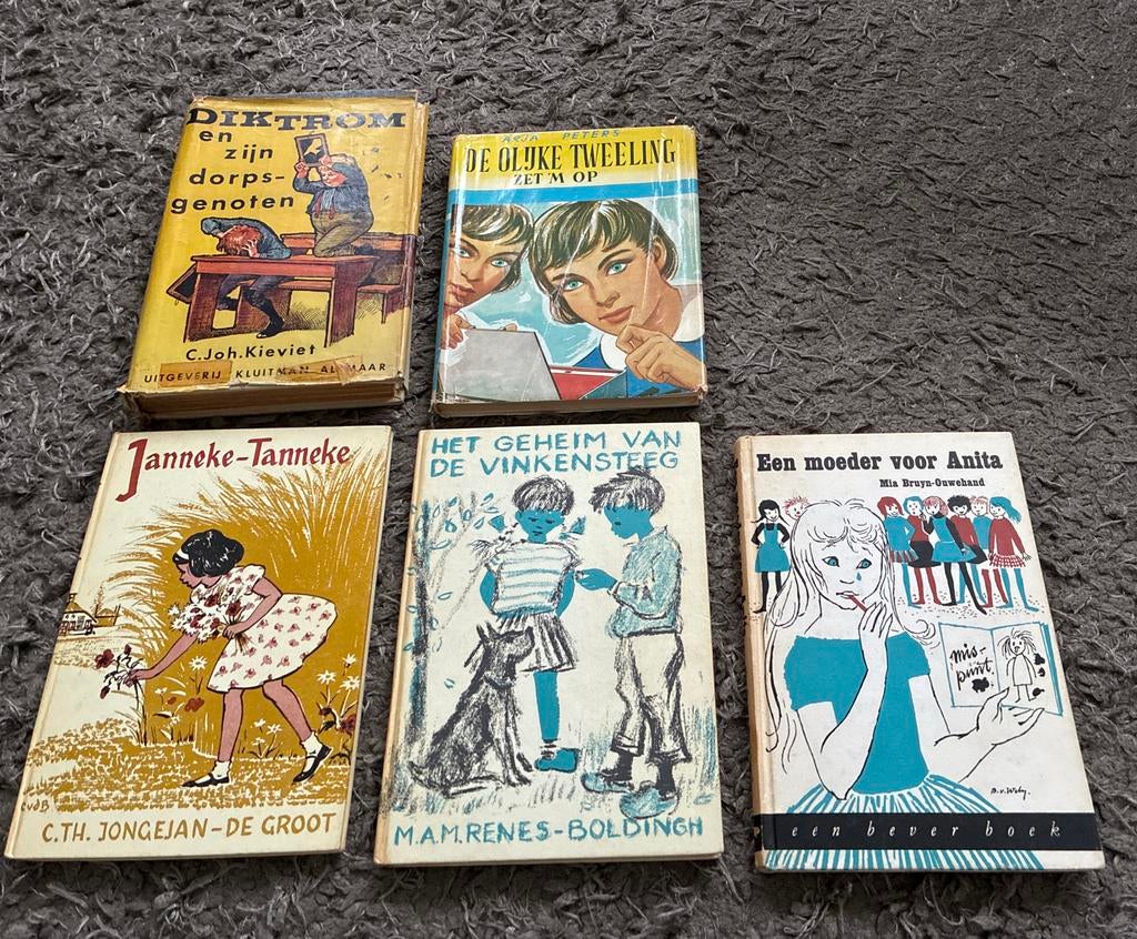 Stapel Jeugd- en Kinderboeken, van voor 1966, Ophalen of Verzenden, Gelezen, Fictie algemeen
