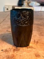 Pikzwart glazen gelegenheids beker, Antiek en Kunst, Ophalen of Verzenden