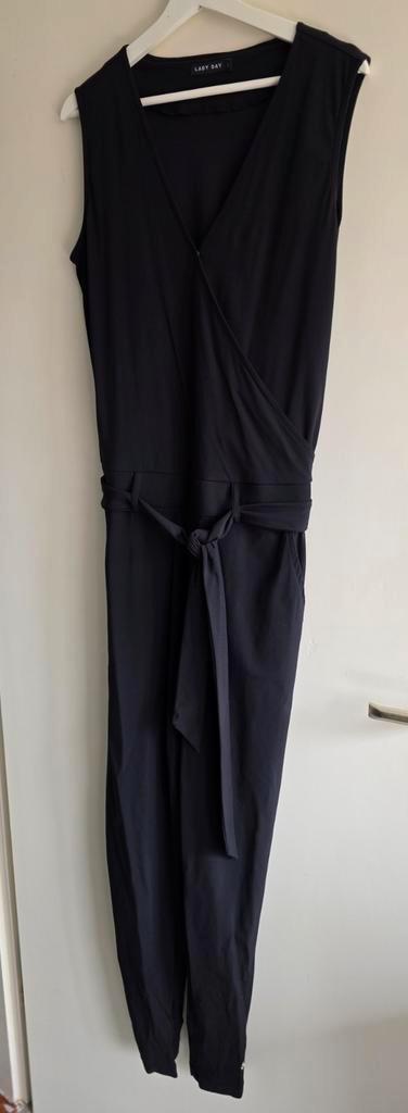 Zwarte Lady Day Jumpsuit - Maat L, Kleding | Dames, Jumpsuits, Zo goed als nieuw, Maat 42/44 (L), Zwart, Ophalen of Verzenden
