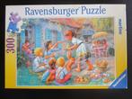Ravensburger MARTINE puzzel - Picknick in de tuin - 300 xl, Ophalen of Verzenden, Minder dan 500 stukjes, Gebruikt, Legpuzzel