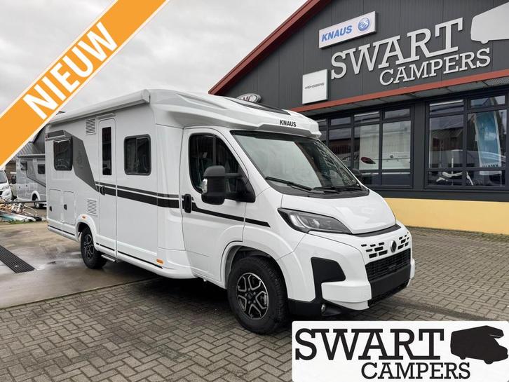 Knaus L!ve Ti 650 MF Platinum Selection, Fransbed, AUTOMAAT, Caravans en Kamperen, Campers, Bedrijf, tot en met 2, Half-integraal