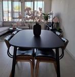VEDBO zwart eettafel 16095 cm – mat, anti-fingerprint, Huis en Inrichting, Tafels | Eettafels, Ophalen, Overige materialen, 50 tot 100 cm