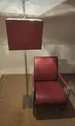Rode staande schemerlamp, Huis en Inrichting, Lampen | Vloerlampen, Ophalen, Gebruikt, Glas, Elegant