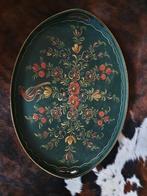 Hindelooper dienblad, Huis en Inrichting, Ophalen of Verzenden, Gebruikt, Rechthoekig, Hout