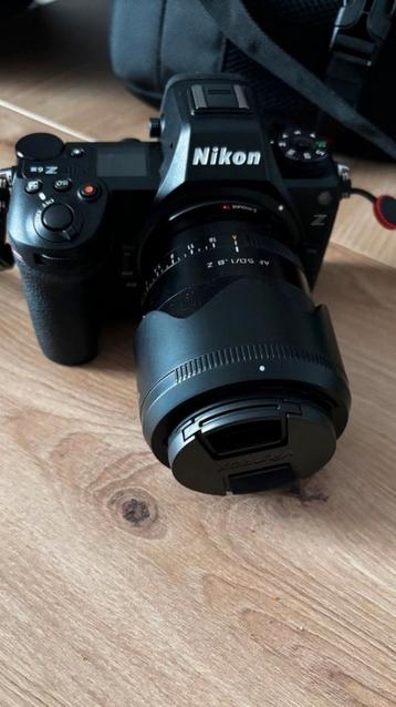 Nikon Z6iii met de Viltrox 50mm, 85mm/F1.8, een filter. beschikbaar voor biedingen