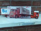 Tekno  Mack  F700  met  klassieke  trailer  van  Sitra., Hobby en Vrije tijd, Modelauto's | 1:50, Ophalen of Verzenden, Nieuw