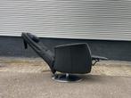 Twee zwarte leren relax fauteuils / relax stoelen, Huis en Inrichting, Fauteuils, Ophalen, Gebruikt, Minder dan 75 cm, Nvt