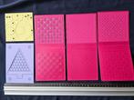 Embossing folder mallen set 440, Hobby en Vrije tijd, Kaarten | Zelf maken, Ophalen of Verzenden, Zo goed als nieuw, Overige thema's