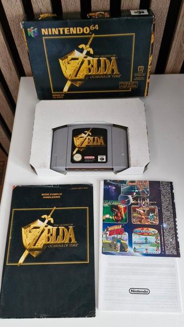 Zelda Ocarina of Time N64 CIB - Compleet! beschikbaar voor biedingen