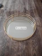 Gouden dienblad spiegel, Huis en Inrichting, Woonaccessoires | Onderzetters, Ophalen of Verzenden, Zo goed als nieuw