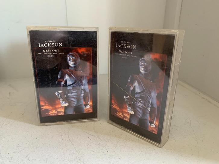 Michael Jackson History (Past, present and future book 1) 2x, Cd's en Dvd's, Cassettebandjes, Gebruikt, Origineel, Pop, 2 t/m 25 bandjes