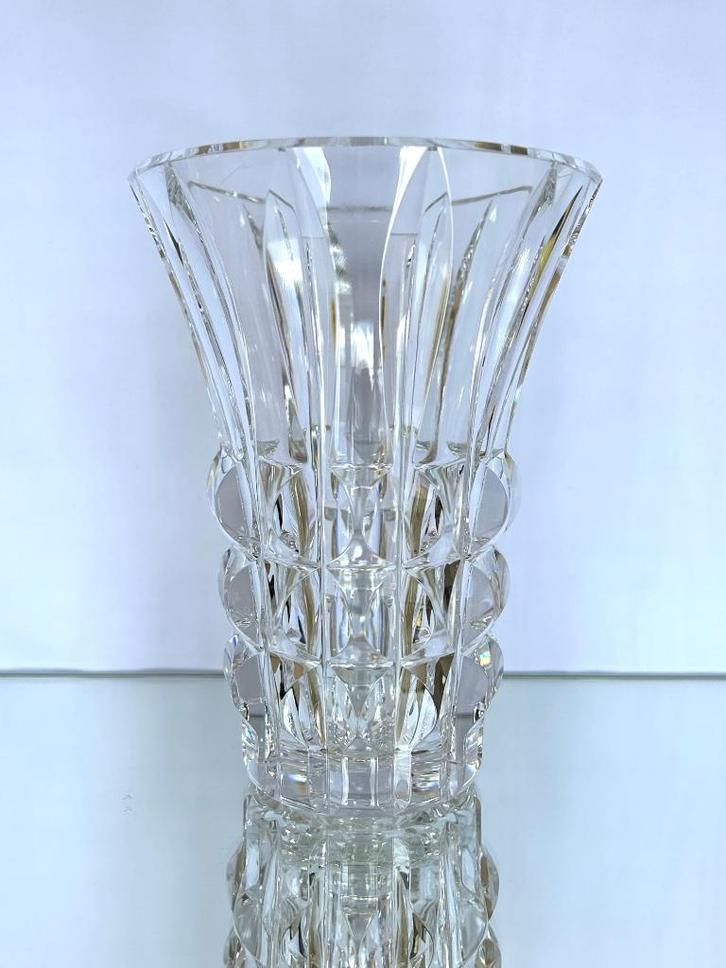 Val Saint Lambert Kristallen vaas - Aline - signatuur M, Antiek en Kunst, Antiek | Glas en Kristal, Ophalen of Verzenden