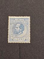 NVPH 19 ongestempeld met plaatfout Nederland Willem III, Postzegels en Munten, Postzegels | Nederland, Ophalen of Verzenden, T/m 1940