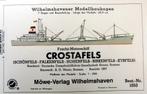 (85) Bouwplaat vrachtschip Crostafels 1/250, Hobby en Vrije tijd, Modelbouw | Boten en Schepen, Overige merken, Ophalen of Verzenden