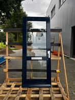 9 hardhouten voordeur dubbel glas buitendeur, Ophalen, 80 tot 100 cm, 200 tot 215 cm, Glas