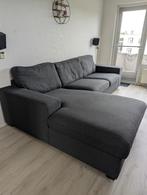 Hoekbank antraciet 300cm breed, Ophalen, Gebruikt, Stof