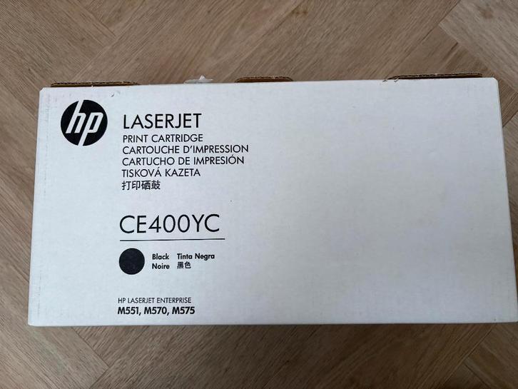 Nieuwe toner HP CE400YC zwart (HP 507A) HP M551/M570/M575, Computers en Software, Printerbenodigdheden, Nieuw, Toner, Ophalen of Verzenden
