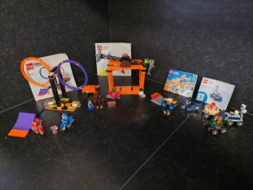 Diverse lego stunt sets 60360,60342,60255,60459 beschikbaar voor biedingen