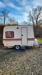 Dragoner 305 SE, caravan met voortent, Vintage, 1983, Caravans en Kamperen, Caravans, Overige merken, Standaardzit, Koelkast, Particulier