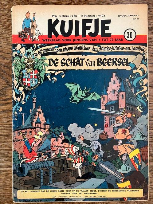 Kuifje Weekblad 1952, Boeken, Stripboeken, Gelezen, Eén stripboek, Ophalen of Verzenden