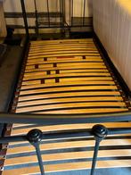 Eenpersoons bed met lattenbodem(excl.matras), Huis en Inrichting, Slaapkamer | Bedden, 90 cm, Eenpersoons, Zwart, Ophalen of Verzenden