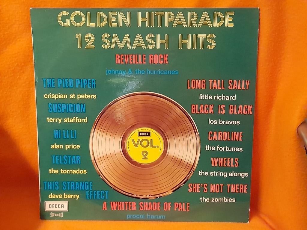 Golden Hitparade 12 Smash Hits vol. 2, Ophalen of Verzenden, Zo goed als nieuw, 12 inch, Pop
