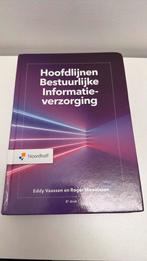 Hoofdlijnen bestuurlijke informatieverzorging ZGAN, Boeken, Studieboeken en Cursussen, Ophalen of Verzenden, Beta, Zo goed als nieuw