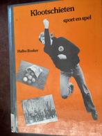 Klootschieten sport en spel - Halbo Bosker, Ophalen of Verzenden, Gelezen, Overige sporten