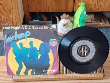 Indeep-Last night a d.j. saved my life(e319) 1 euro  beschikbaar voor biedingen