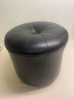 Poef vintage, Huis en Inrichting, Banken | Voetenbanken en Poefen, Ophalen, Kunststof, Gebruikt, Minder dan 50 cm