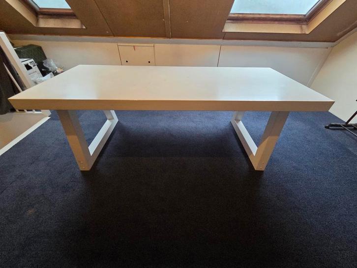 Eetkamertafel, Huis en Inrichting, Tafels | Eettafels, Gebruikt, 50 tot 100 cm, 200 cm of meer, Rechthoekig, Ophalen