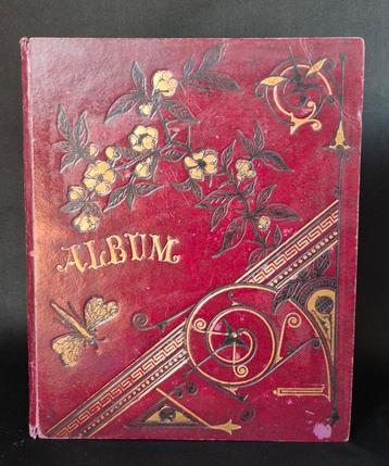 Victoriaans Scrapbook ca.1885 beschikbaar voor biedingen