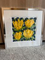 Zeefdruk Ad van Hassel “Tulpen” 92/100, Antiek en Kunst, Ophalen