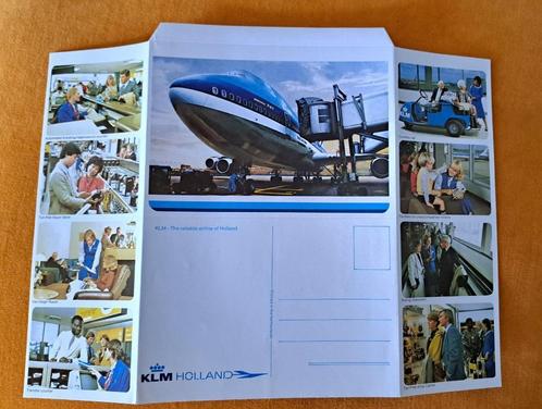 Vintage KLM postpapier uit jaren 60-70, Schiphol Boeing 747, Verzamelen, Luchtvaart en Vliegtuigspotten, Nieuw, Overige typen