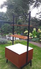Vintage Poul Cadovius roomdivider, 2 kastjes, 4 planken,, Ophalen, Gebruikt, 75 cm of meer, Minder dan 150 cm