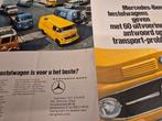 Jaren 60 Nederlands Mercedes bestelbus folder dubbellucht, Ophalen of Verzenden, Zo goed als nieuw, Mercedes