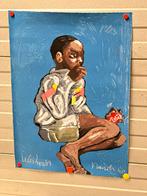 Originele Peter Klashorst Nairobi zeefdruk, Antiek en Kunst, Kunst | Overige Kunst, Ophalen of Verzenden