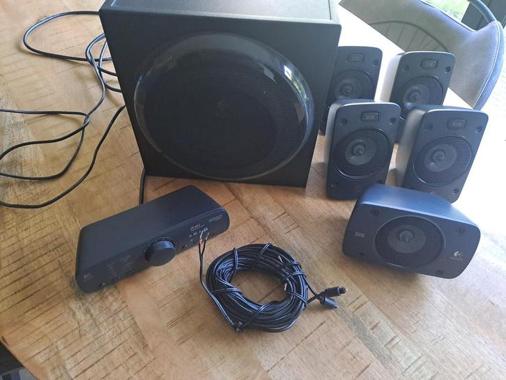 Logitech Z906 5.1, Computers en Software, Pc speakers, Zo goed als nieuw, Ophalen of Verzenden