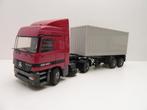 Mercedes Actross met 20 ft container oplegger  '' Tekno '', Ophalen of Verzenden, Gebruikt, Bus of Vrachtwagen, Tekno