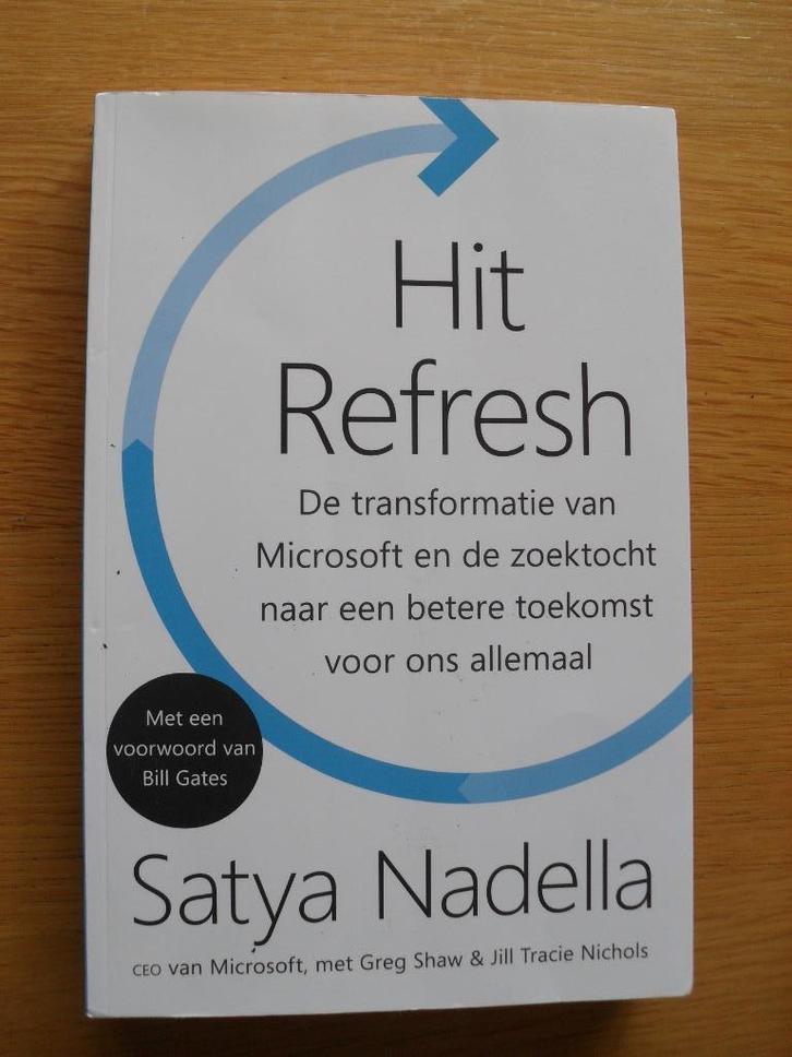 Hit Refresh van Satya Nadella, Boeken, Overige Boeken, Gelezen, Ophalen of Verzenden