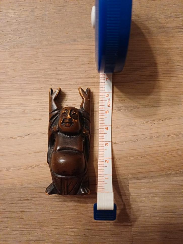 Kleine Lachende Boeddha Budai, Antiek en Kunst, Antiek | Spiegels, Rechthoekig, Ophalen of Verzenden